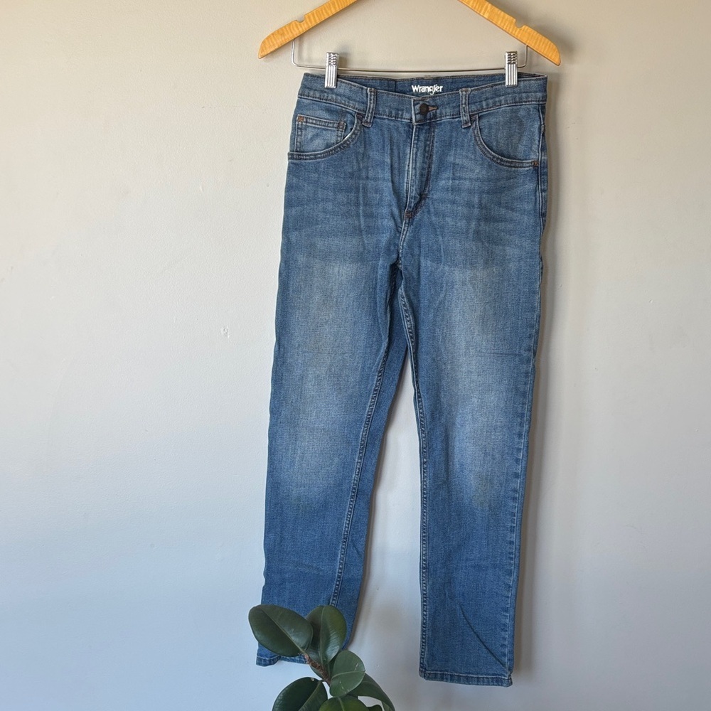 Wrangler High Rise Skinny Jeans Medium Wash Women’s 16 (Youth) Western